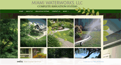 Desktop Screenshot of miamiwaterworksirrigation.com